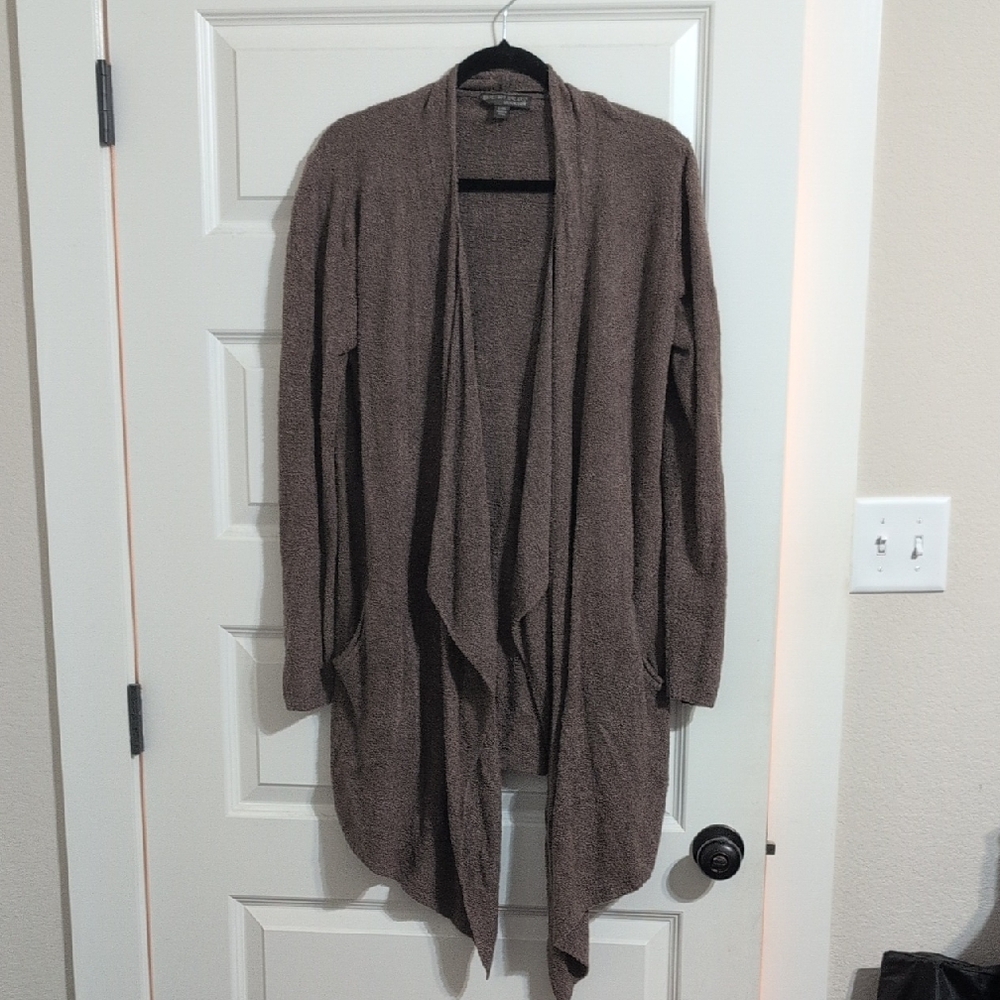 Barefoot Dreams Chocolate Drape Cardigan